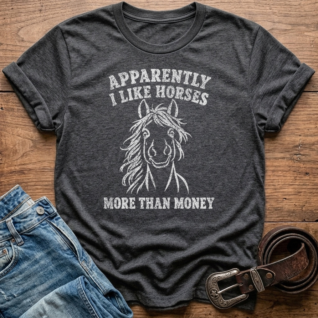 Apparently I Like Horses T-Shirt