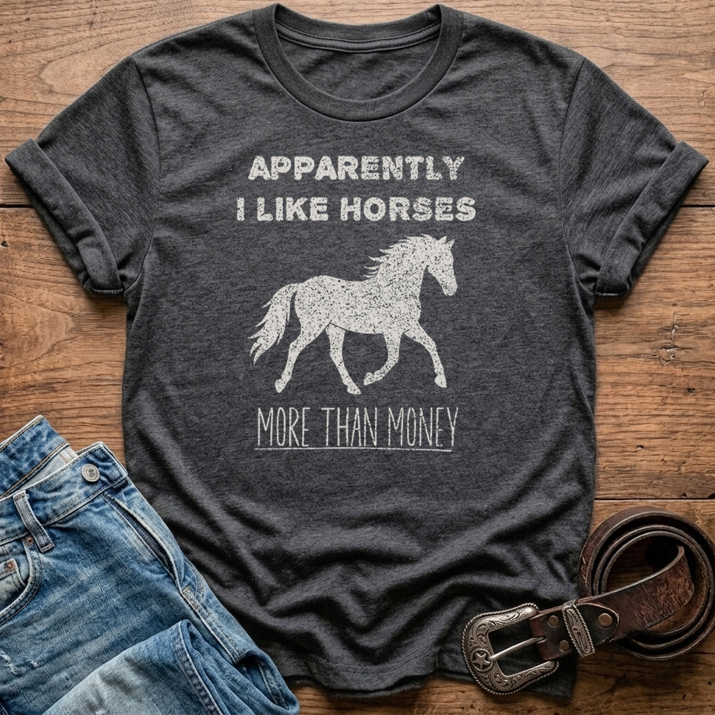 Apparently I Like Horses T-Shirt