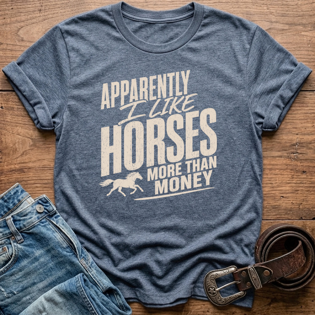 Apparently I Like Horses T-Shirt
