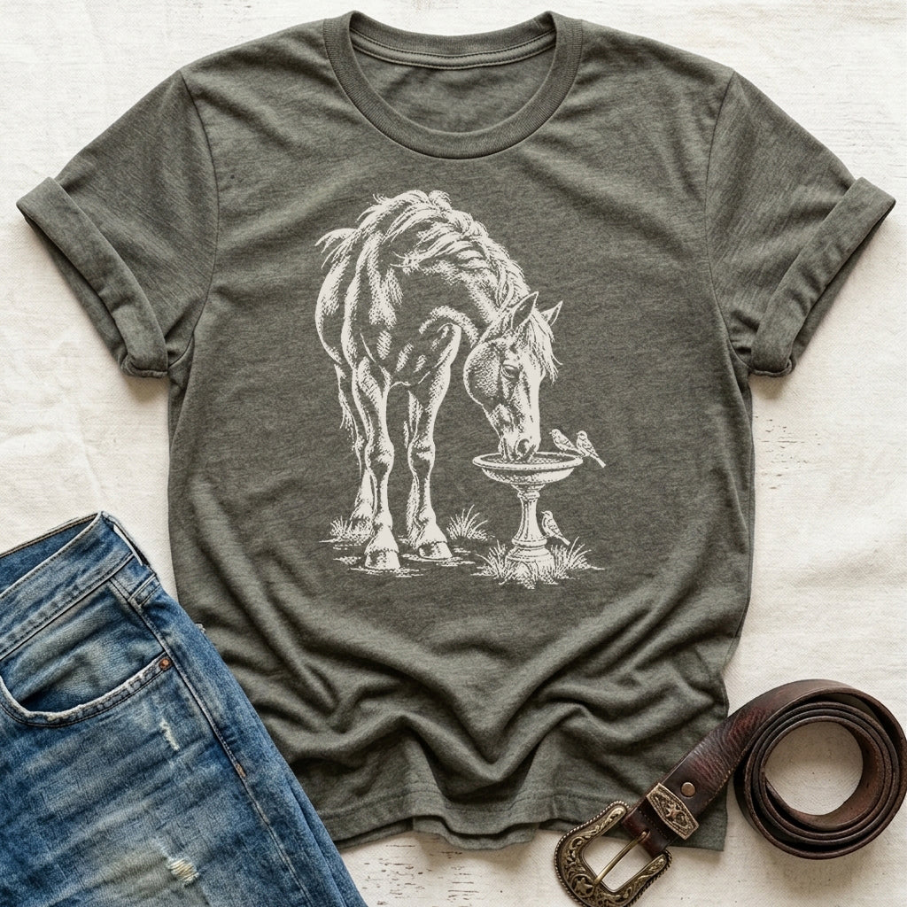 Birdbath Visitor T-Shirt