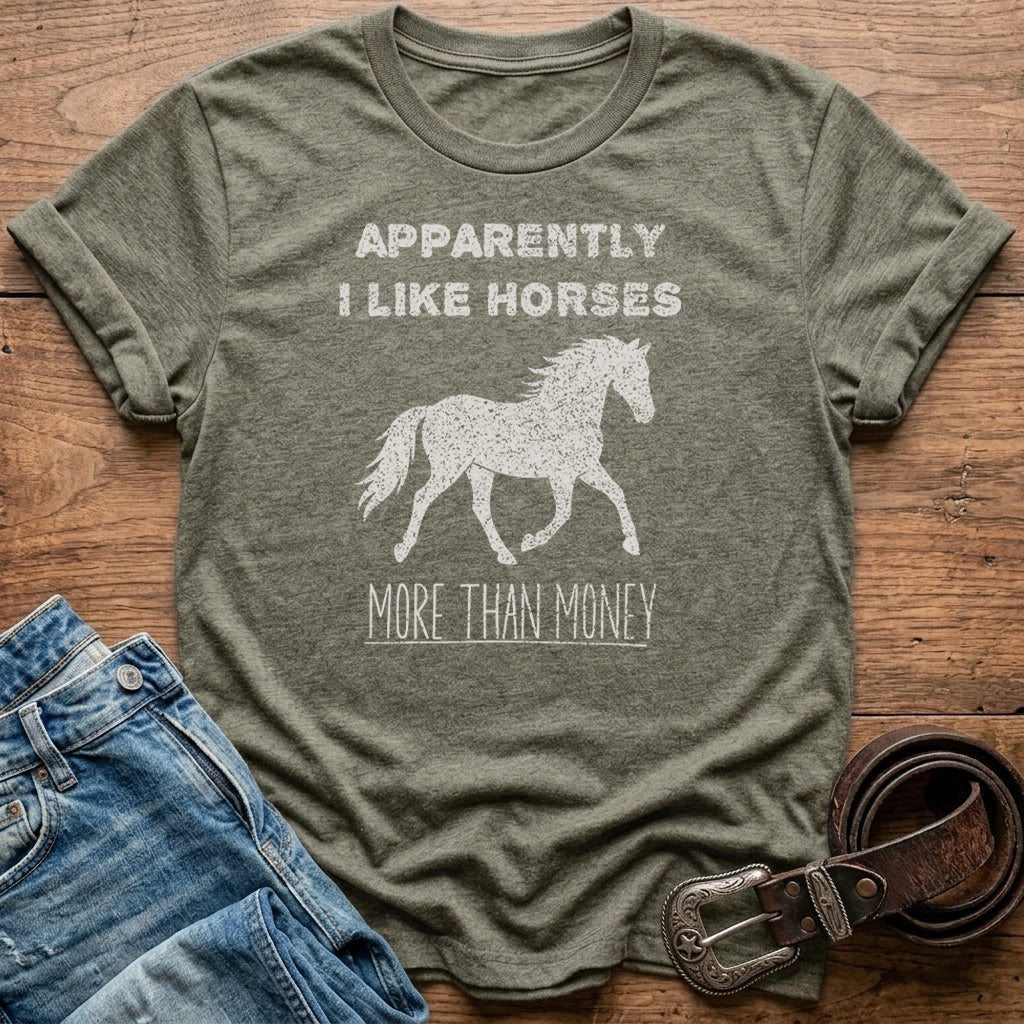 Apparently I Like Horses T-Shirt