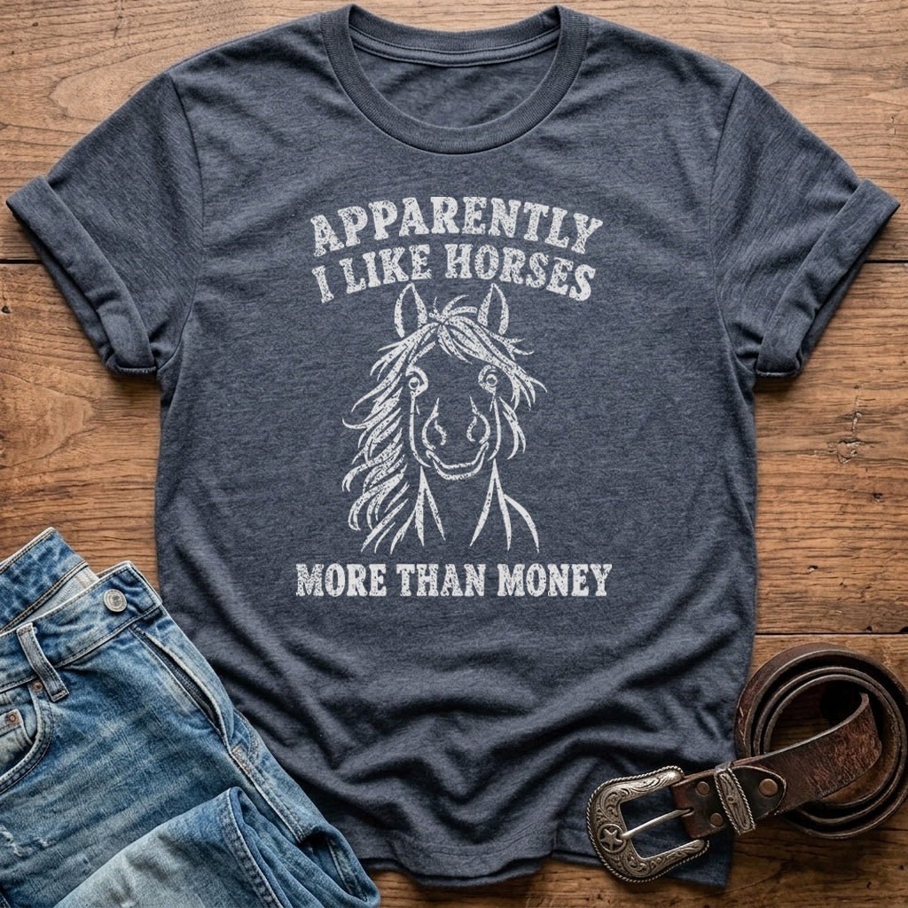 Apparently I Like Horses T-Shirt