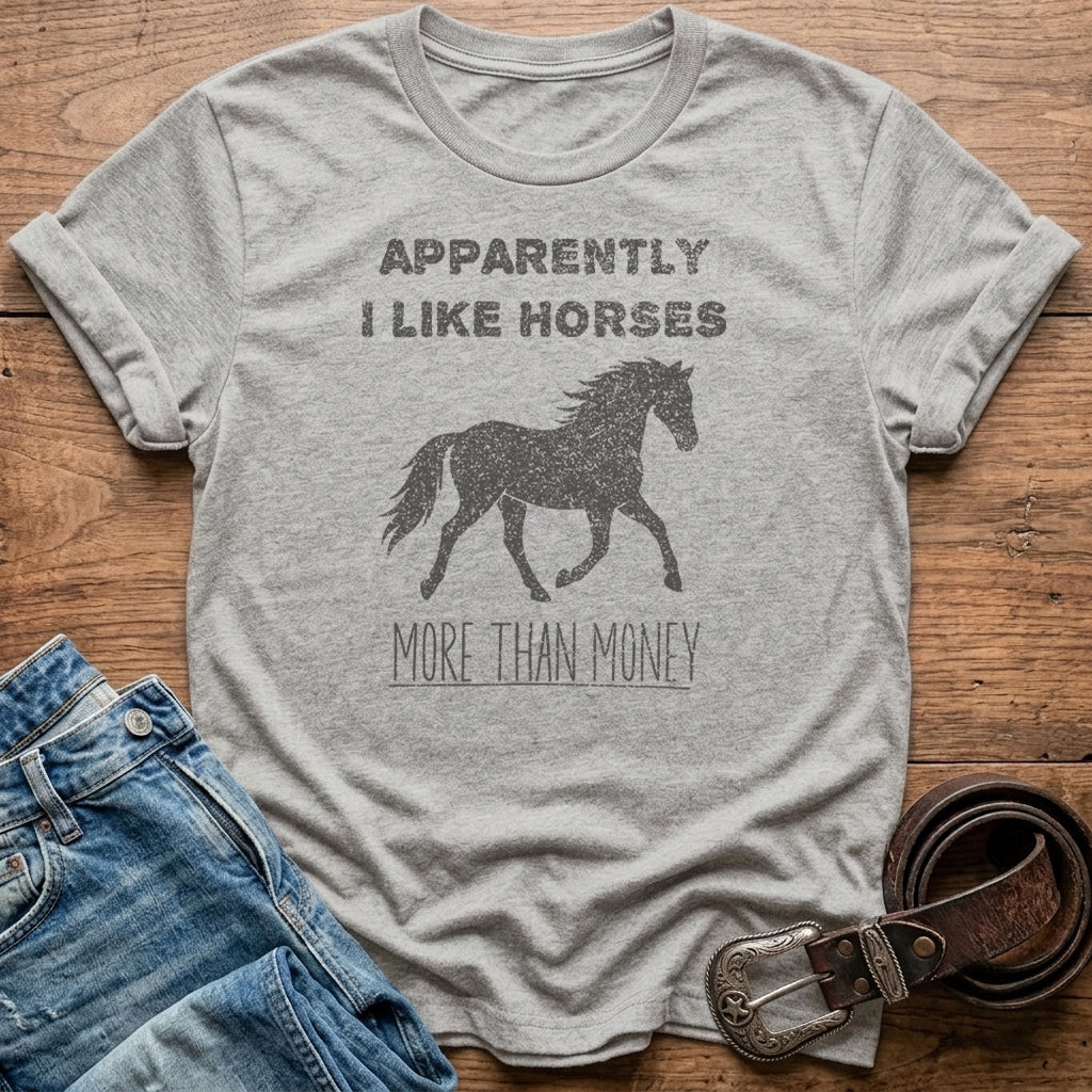 Apparently I Like Horses T-Shirt