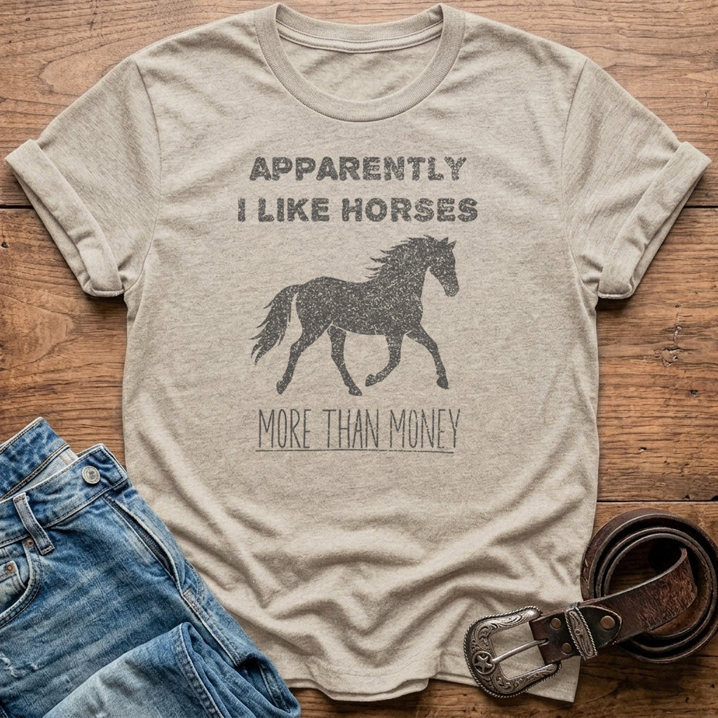 Apparently I Like Horses T-Shirt